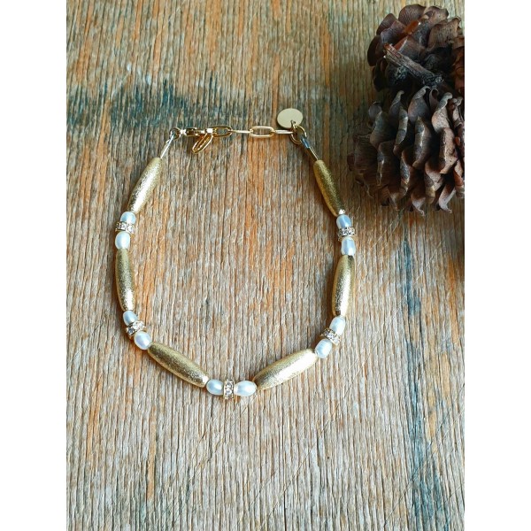 Hanka IN apyrankė su perlais ir cirkoniu